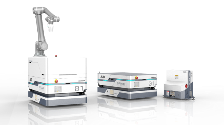 东升国际數位開發的自主式移動機器人（AMR250M），搭配全向輪並結合AI演算法、2D LiDAR、3D攝影機等技術，協助客戶實現產線全自動化